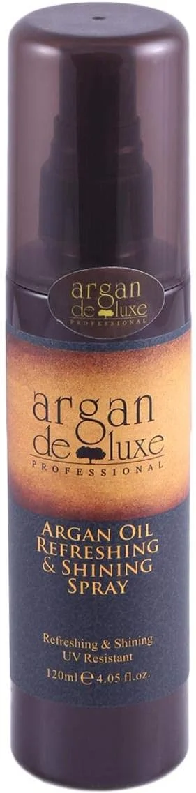 اسپری روغن آرگان دلوکس طراوت بخش و درخشان کننده، 120 میلی لیتر اسپری روغن آرگان دلوکس طراوت بخش و درخشان کننده، 120 میلی لیتر