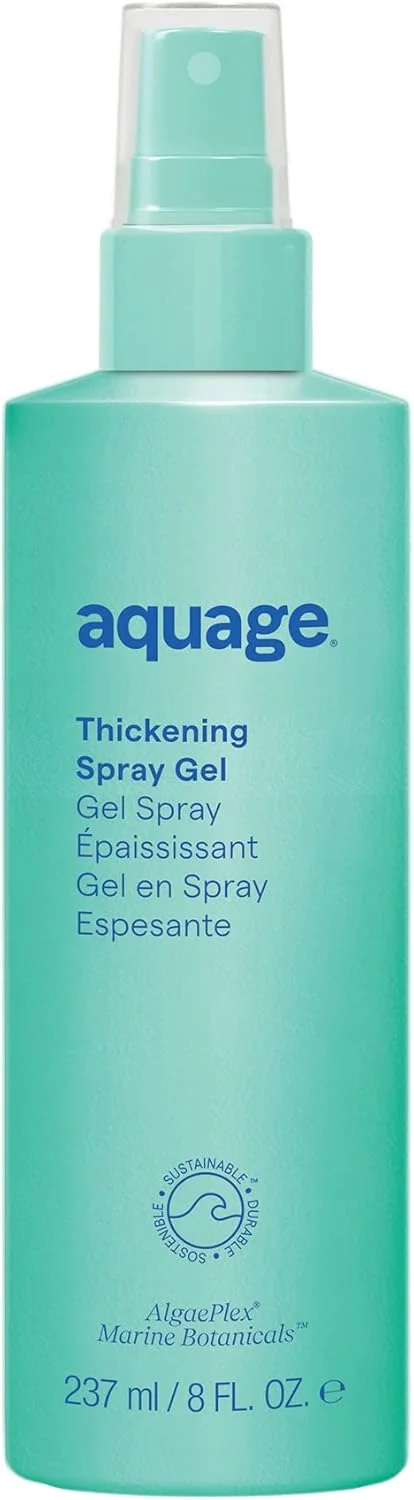 اسپری ژل ضخیم کننده آکواژ، برای انواع موهای نازک یا کم پشت - با فناوری انحصاری Ultraflex Polymer و گیاهان دریایی AlgaePlex، حجم و شادابی می بخشد، حالت دهنده قوی، 236 میلی لیتر اسپری ژل ضخیم کننده آکواژ، برای انواع موهای نازک یا کم پشت - با فناوری انحصاری Ultraflex Polymer و گیاهان دریایی AlgaePlex، حجم و شادابی می بخشد، حالت دهنده قوی، 236 میلی لیتر