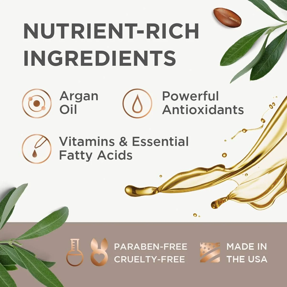 اسپری موی 10 در 1 آرگان مجیک، درمان و حالت دهنده چند منظوره، مناسب انواع مو | ساخت آمریکا | فاقد پارابن | بدون تست حیوانی (236 میلی لیتر) اسپری موی 10 در 1 آرگان مجیک، درمان و حالت دهنده چند منظوره، مناسب انواع مو | ساخت آمریکا | فاقد پارابن | بدون تست حیوانی (236 میلی لیتر)