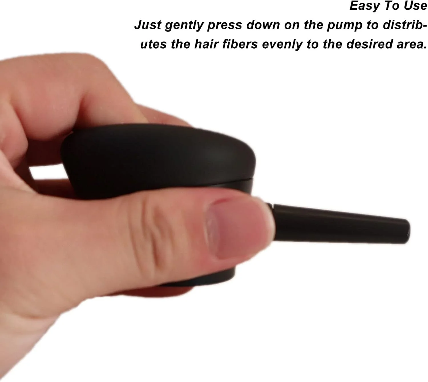 اپلیکاتور اسپری فیبر مو، اپلیکاتور پمپ سازنده مو، نازل کمکی فیبر مو برای حالت دادن به مو