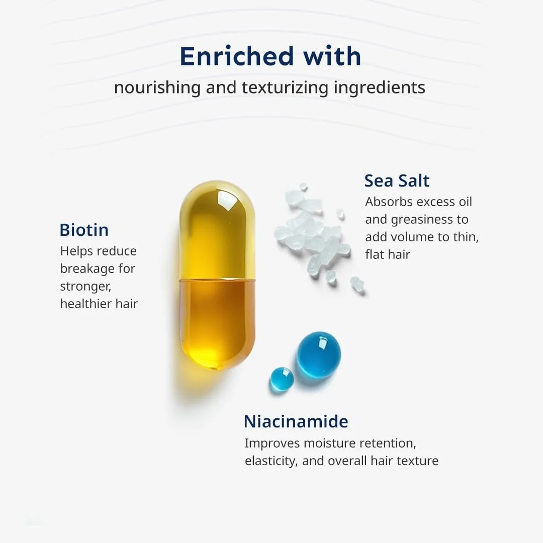 اسپری حجم دهنده مو با نمک دریایی آراتا - 150 میلی لیتر برای داشتن موهای ساحلی و موج های طبیعی | حجم و بافت به مو می بخشد بدون ایجاد حس خشکی | ساخته شده برای انواع مو با نمک دریایی، بیوتین و نیاسینامید اسپری حجم دهنده مو با نمک دریایی آراتا - 150 میلی لیتر برای داشتن موهای ساحلی و موج های طبیعی | حجم و بافت به مو می بخشد بدون ایجاد حس خشکی | ساخته شده برای انواع مو با نمک دریایی، بیوتین و نیاسینامید