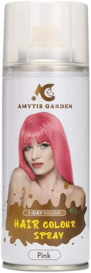 اسپری رنگ مو موقت باغ آمتیس (صورتی) 135 میلی لیتر