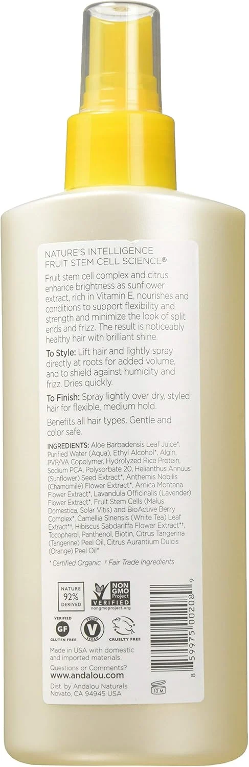 اسپری مو با نگهدارنده متوسط آندالو نچرالز، آفتابگردان و مرکبات - 242 میلی لیتر اسپری مو با نگهدارنده متوسط آندالو نچرالز، آفتابگردان و مرکبات - 242 میلی لیتر