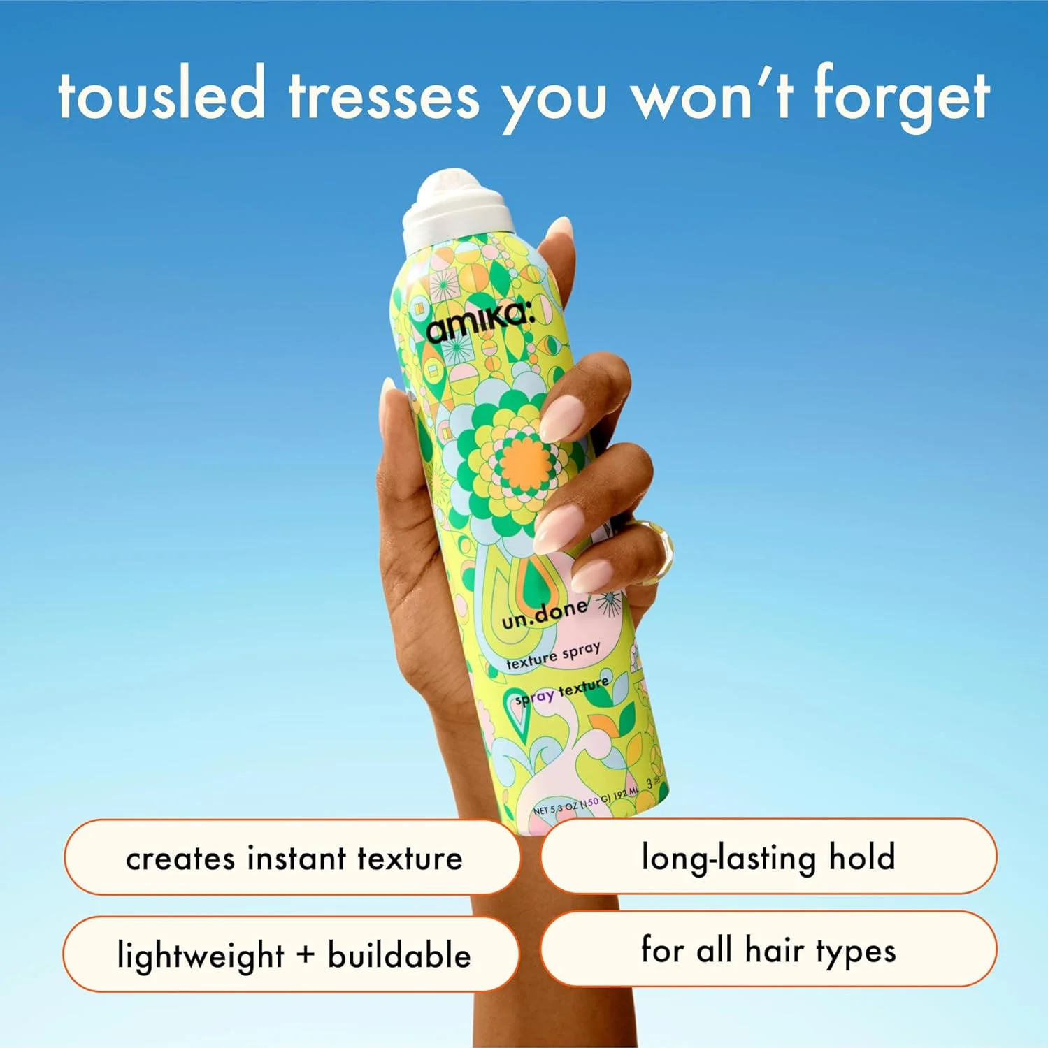 اسپری حجم دهنده و بافت مات آمیکا آن.دان، 2.5oz اسپری حجم دهنده و بافت مات آمیکا آن.دان، 2.5oz