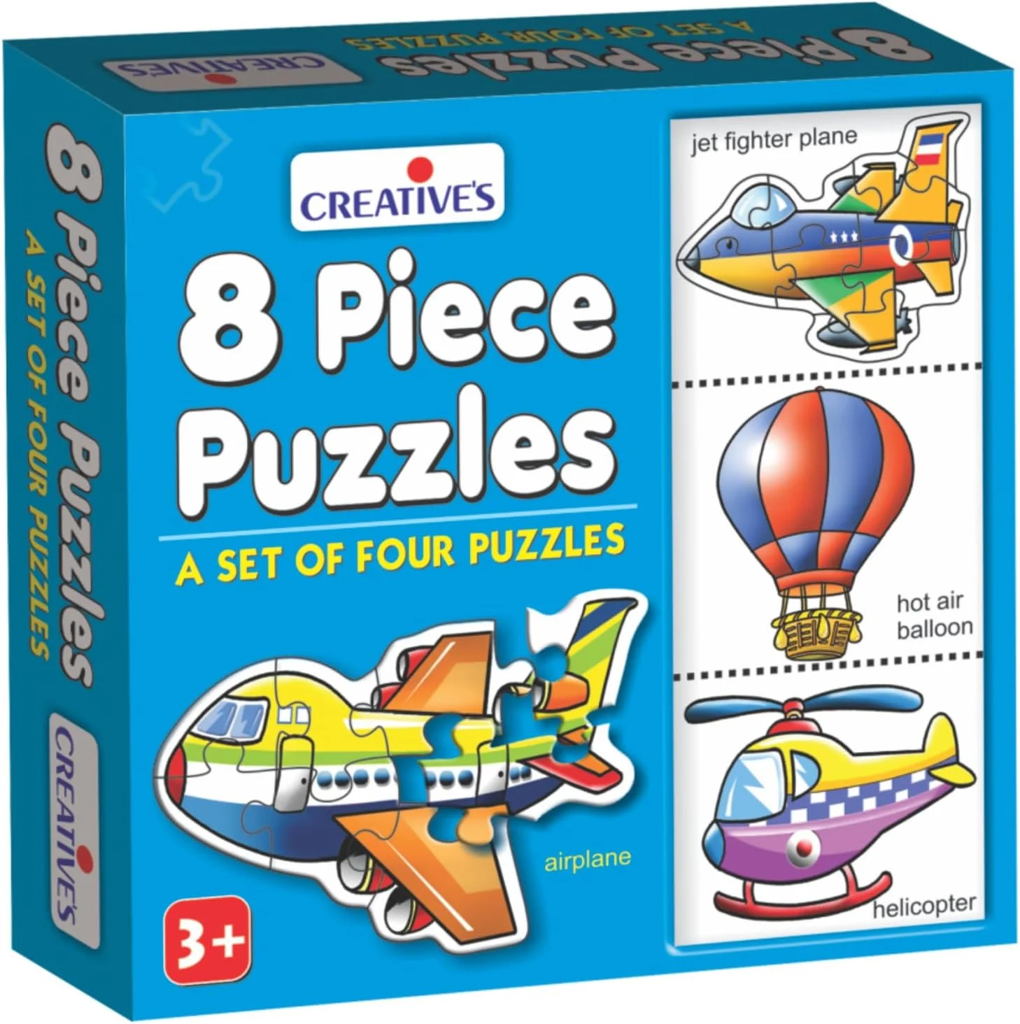 پازل 8 تکه خلاقانه، اره منبت کاری اره مویی آموزشی، بازی اسباب بازی سرگرم کننده با یادگیری، پازل حمل و نقل هوایی هدیه تولد، دانش حمل و نقل هوایی (هواپیمای جنگنده، بالن هوای گرم، هلیکوپتر) 3 سال به بالا پازل 8 تکه خلاقانه، اره منبت کاری اره مویی آموزشی، بازی اسباب بازی سرگرم کننده با یادگیری، پازل حمل و نقل هوایی هدیه تولد، دانش حمل و نقل هوایی (هواپیمای جنگنده، بالن هوای گرم، هلیکوپتر) 3 سال به بالا