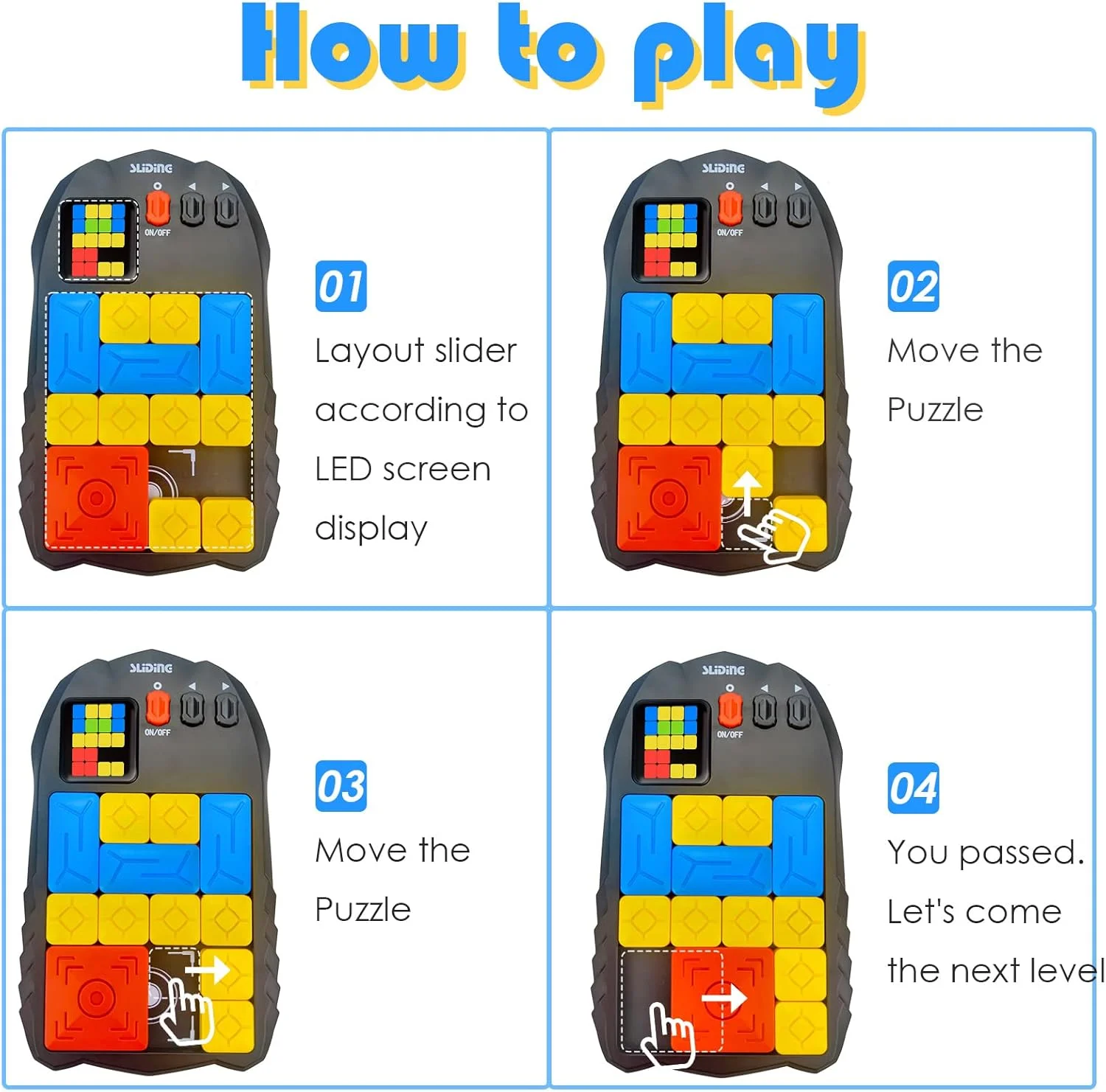 بازی فکری پازل کشویی فوق العاده Doloowee، با بیش از 500 مرحله بازی الکترونیکی دستی، پازل های چالش برانگیز، اسباب بازی های آموزشی و یادگیری STEM برای کودکان و بزرگسالان بازی فکری پازل کشویی فوق العاده Doloowee، با بیش از 500 مرحله بازی الکترونیکی دستی، پازل های چالش برانگیز، اسباب بازی های آموزشی و یادگیری STEM برای کودکان و بزرگسالان