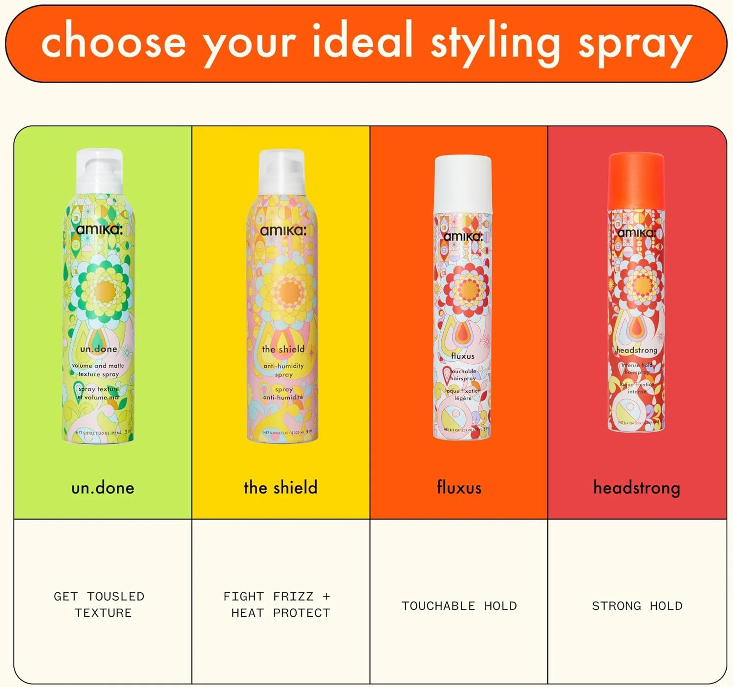 اسپری موی قوی و نگهدارنده آمیکا هد استرانگ، 74 میلی لیتر