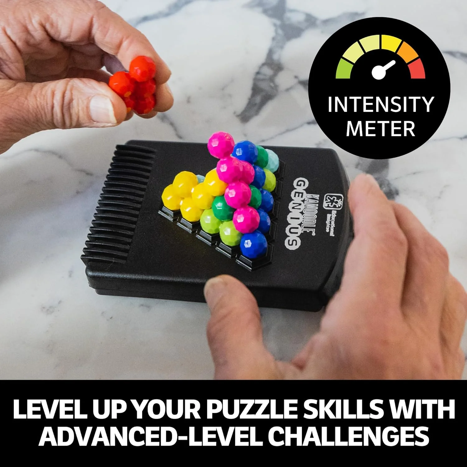 بازی پازل نابغه کانودل Educational Insights، هدیه جوراب ساق بلند برای بزرگسالان، نوجوانان و کودکان، سه بعدی با بیش از 200 چالش، 8 سال به بالا بازی پازل نابغه کانودل Educational Insights، هدیه جوراب ساق بلند برای بزرگسالان، نوجوانان و کودکان، سه بعدی با بیش از 200 چالش، 8 سال به بالا