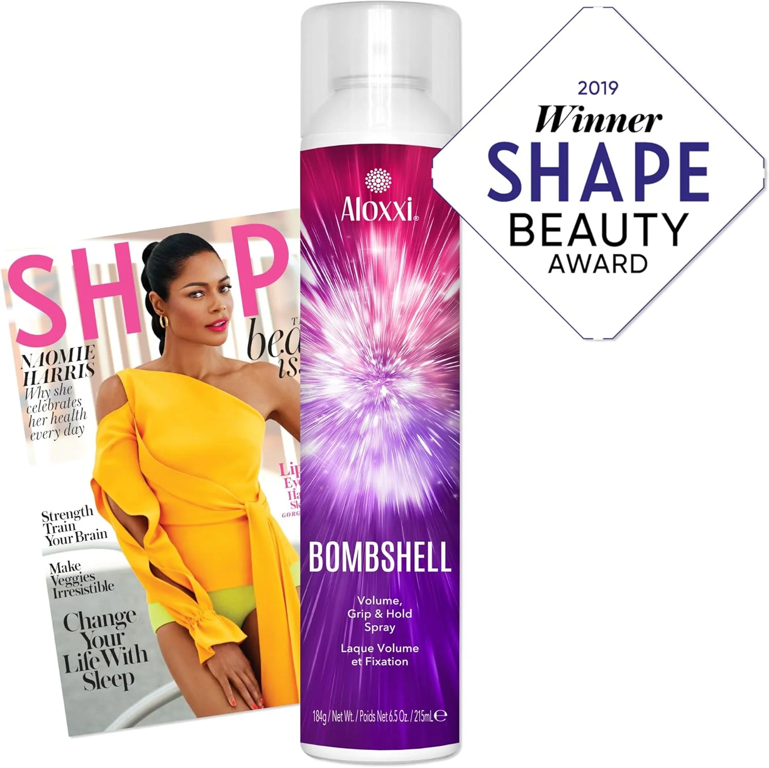 اسپری حجم دهنده و نگهدارنده مو آلوکسی بامبشل، 192 میلی لیتر