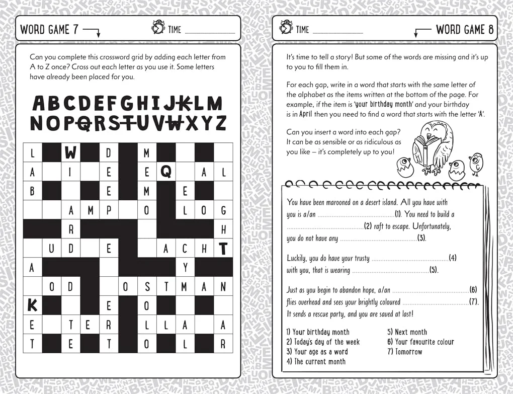 بازی های کلمه ای برای بچه های باهوش بازی های کلمه ای برای بچه های باهوش