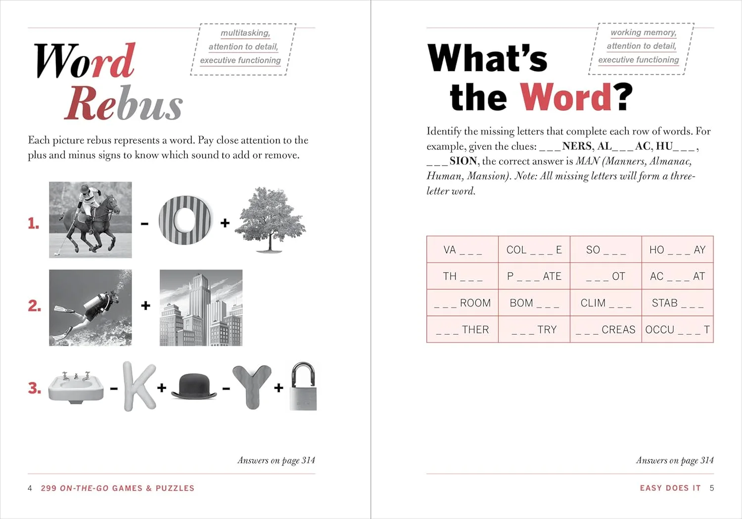 ۲۹۹ بازی و پازل همراه برای جوان نگه داشتن مغز شما: دقایقی در روز برای تناسب اندام ذهنی