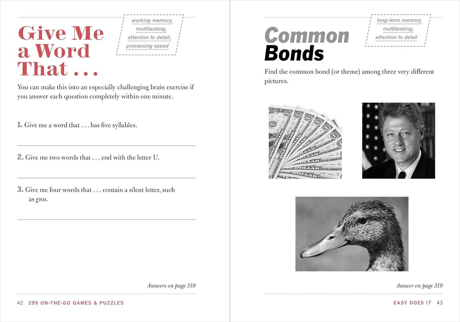 ۲۹۹ بازی و پازل همراه برای جوان نگه داشتن مغز شما: دقایقی در روز برای تناسب اندام ذهنی