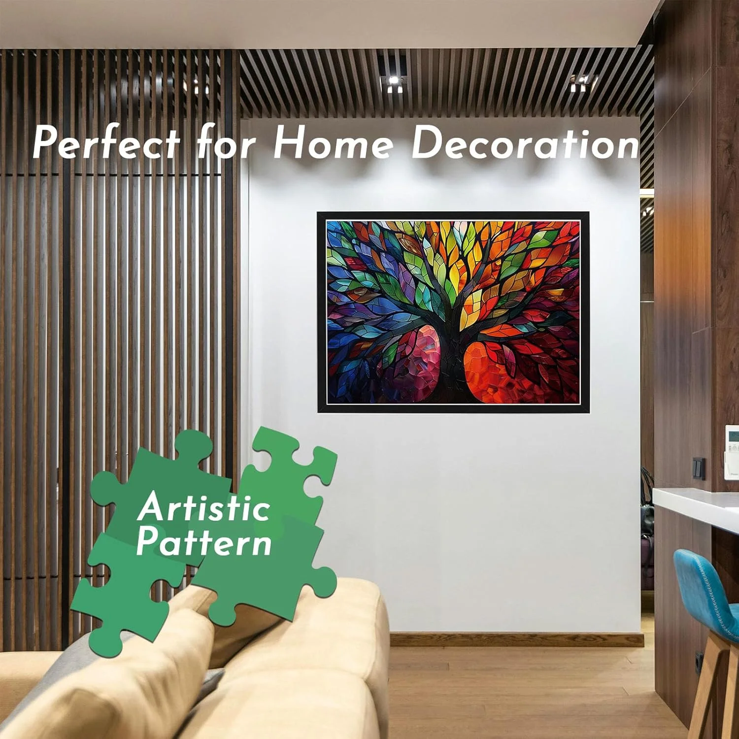 انکیس - پازل 1000 تکه، 50 * 70 سانتی متر، پازل 1000 تکه، پازل درخت موزاییک شیشه ای رنگی، بازی پازل برای بزرگسالان (درخت رنگارنگ زندگی) انکیس - پازل 1000 تکه، 50 * 70 سانتی متر، پازل 1000 تکه، پازل درخت موزاییک شیشه ای رنگی، بازی پازل برای بزرگسالان (درخت رنگارنگ زندگی)