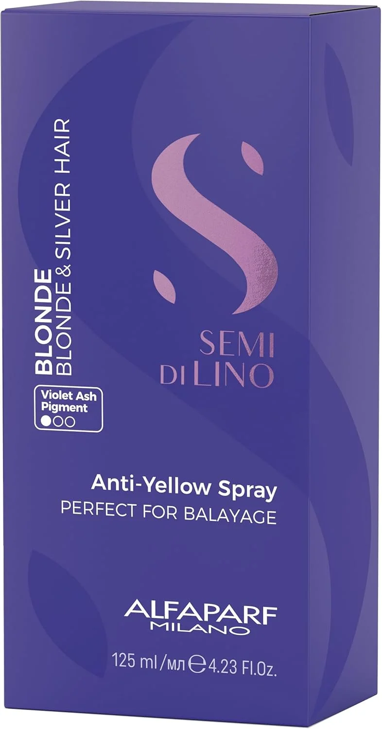 اسپری ضد زردی موهای بلوند آلفاپرف میلانو سمی دی لینو 125 میلی لیتر - اسپری ضد زردی