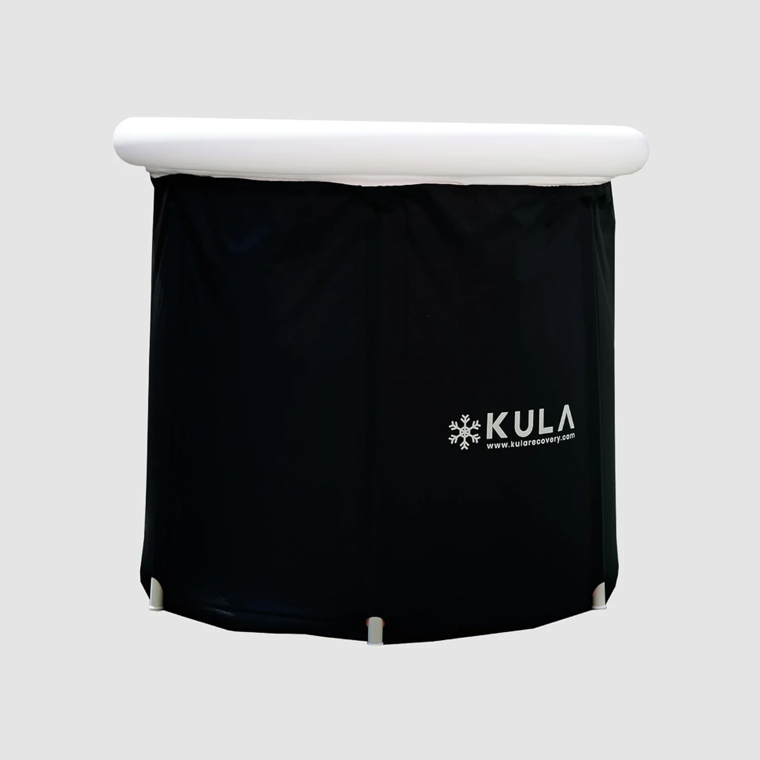 حمام یخ بزرگ KULA RECOVERY مدل BIG DIPPER (XXL) - وان قابل حمل برای ریکاوری/تمرین با آب سرد - وان یخ ممتاز با درب برای ورزشکاران (مشکی)