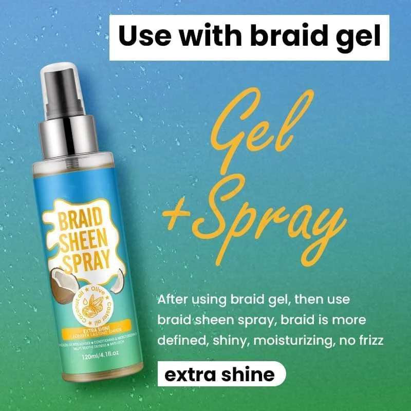 اسپری بافت مو آزون - اسپری حالت دهنده و براق کننده برای بافت های آفریقایی و در dreadlock، مرطوب کننده مو، طراوت بخش پوست سر و تقویت کننده خط رویش مو