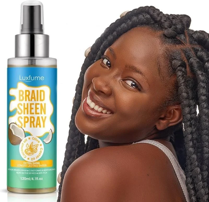 اسپری بافت مو آزون - اسپری حالت دهنده و براق کننده برای بافت های آفریقایی و در dreadlock، مرطوب کننده مو، طراوت بخش پوست سر و تقویت کننده خط رویش مو