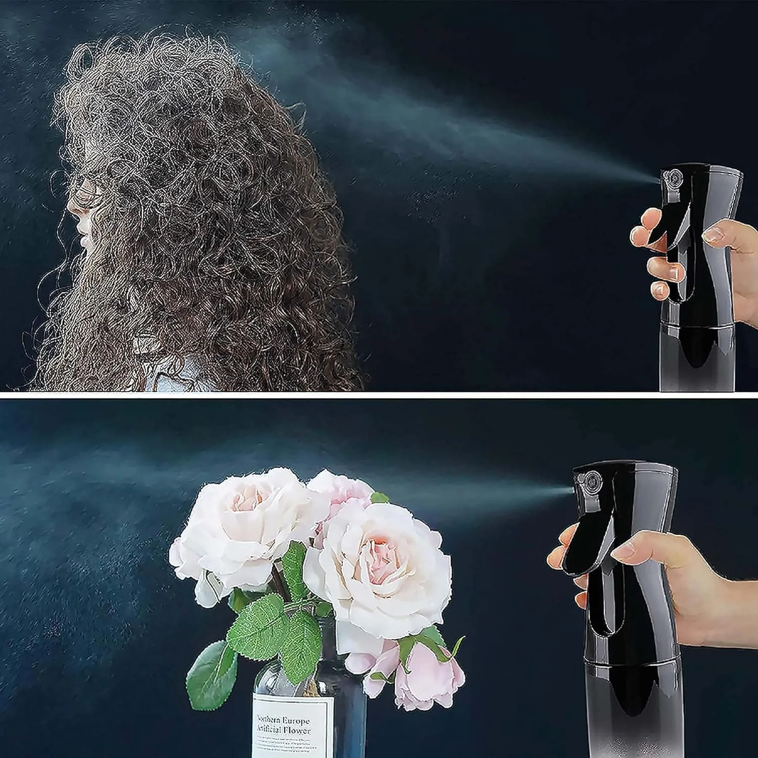 بطری اسپری مو، بطری اسپری گیاه، بطری های اسپری مه پاش کوچک خالی و ظریف، بطری اسپری مه پاش آب برای تمیز کردن، برای محصولات حالت دهنده مو، تمیز کردن، گیاهان، مراقبت از پوست