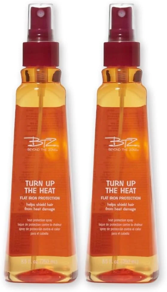 اسپری محافظ حرارت مو بی تی زد Beyond The Zone مدل Turn Up The Heat (حجم 251 میلی لیتر) - بسته 2 عددی اسپری محافظ حرارت مو بی تی زد Beyond The Zone مدل Turn Up The Heat (حجم 251 میلی لیتر) - بسته 2 عددی