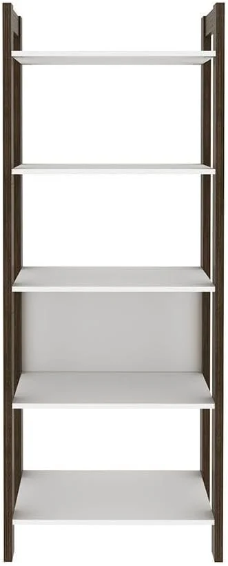 کتابخانه/کابینت نمایش 4 طبقه دانوب هوم مدل Lean | طراحی مدرن، سازمان دهنده چوبی | قفسه نمایش چند منظوره برای دفتر کار خانگی، طول 65 x عرض 35.5 x ارتفاع 165.5 سانتی متر - سفید/گردویی کتابخانه/کابینت نمایش 4 طبقه دانوب هوم مدل Lean | طراحی مدرن، سازمان دهنده چوبی | قفسه نمایش چند منظوره برای دفتر کار خانگی، طول 65 x عرض 35.5 x ارتفاع 165.5 سانتی متر - سفید/گردویی