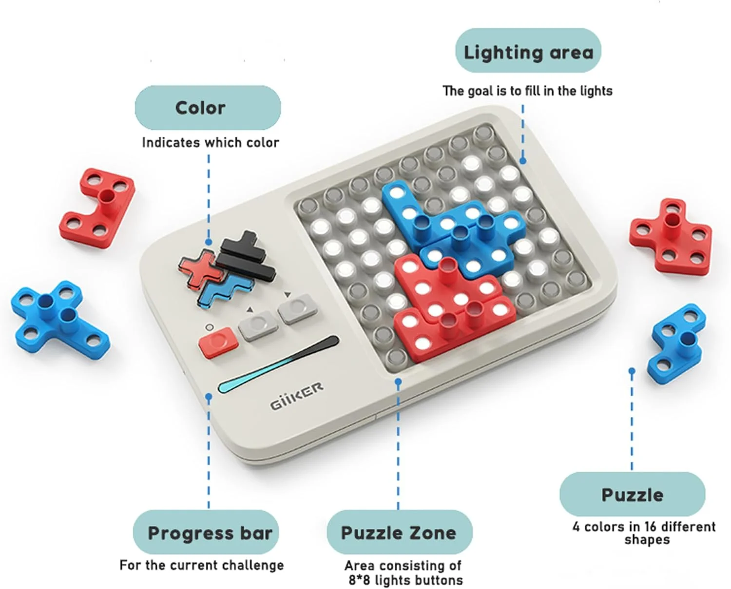 بازی پازل تطبیق الگو بلوک های فوق العاده GiiKER، بیش از 1000+ چالش فکری، اسباب بازی های STEM برای کودکان و نوجوانان، اسباب بازی مسافرتی، اسباب بازی بازی فکری روز خانوادگی، مناسب برای هدایای تعطیلات و تولد بازی پازل تطبیق الگو بلوک های فوق العاده GiiKER، بیش از 1000+ چالش فکری، اسباب بازی های STEM برای کودکان و نوجوانان، اسباب بازی مسافرتی، اسباب بازی بازی فکری روز خانوادگی، مناسب برای هدایای تعطیلات و تولد