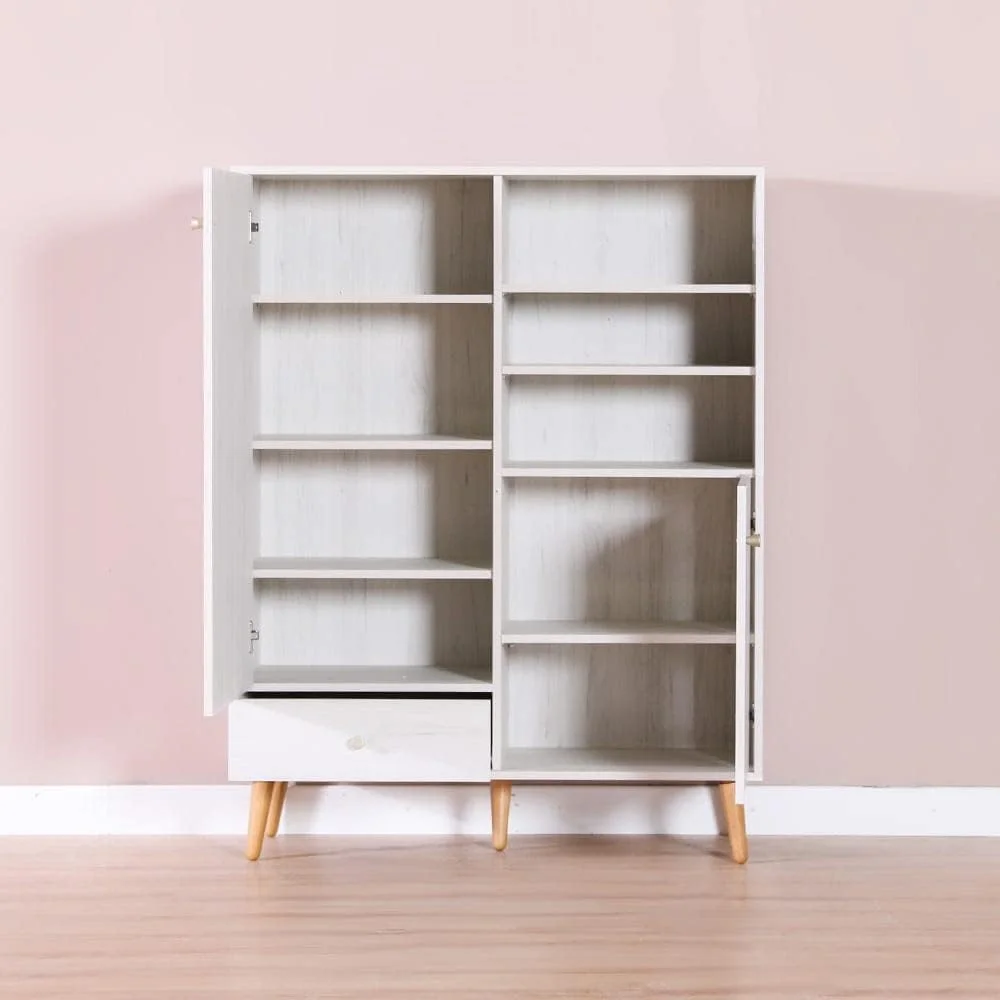 کابینت ویترینی دانوب هوم مدل پترسون، 4 طبقه، طراحی مدرن، قفسه کتاب چوبی | قفسه نمایشگر و ذخیره سازی کم جا برای خانه، دفتر، اتاق نشیمن، آشپزخانه، طول 103 X عرض 40 X ارتفاع 135 سانتی متر، قهوه ای کابینت ویترینی دانوب هوم مدل پترسون، 4 طبقه، طراحی مدرن، قفسه کتاب چوبی | قفسه نمایشگر و ذخیره سازی کم جا برای خانه، دفتر، اتاق نشیمن، آشپزخانه، طول 103 X عرض 40 X ارتفاع 135 سانتی متر، قهوه ای