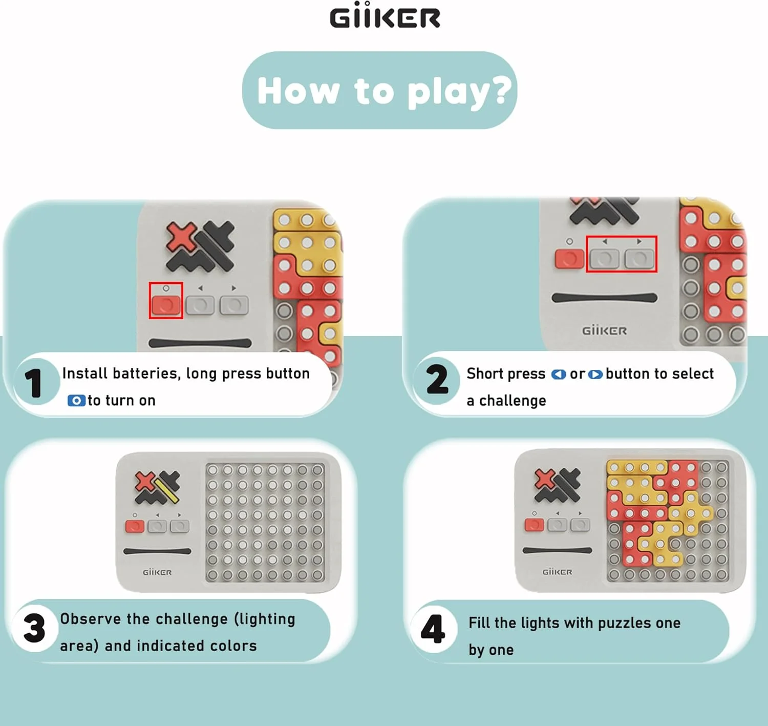 بازی پازل تطبیق الگو بلوک های فوق العاده GiiKER، بیش از 1000+ چالش فکری، اسباب بازی های STEM برای کودکان و نوجوانان، اسباب بازی مسافرتی، اسباب بازی بازی فکری روز خانوادگی، مناسب برای هدایای تعطیلات و تولد بازی پازل تطبیق الگو بلوک های فوق العاده GiiKER، بیش از 1000+ چالش فکری، اسباب بازی های STEM برای کودکان و نوجوانان، اسباب بازی مسافرتی، اسباب بازی بازی فکری روز خانوادگی، مناسب برای هدایای تعطیلات و تولد