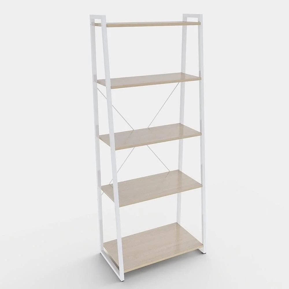 کتابخانه دانوب هوم مدل Lia I کابینت قفسه کتاب 5 طبقه I طراحی مدرن قفسه چوبی قابل تنظیم I قفسه نمایشگر صرفه جویی در فضا برای خانه، دفتر - بلوط طبیعی/سفید کتابخانه دانوب هوم مدل Lia I کابینت قفسه کتاب 5 طبقه I طراحی مدرن قفسه چوبی قابل تنظیم I قفسه نمایشگر صرفه جویی در فضا برای خانه، دفتر - بلوط طبیعی/سفید