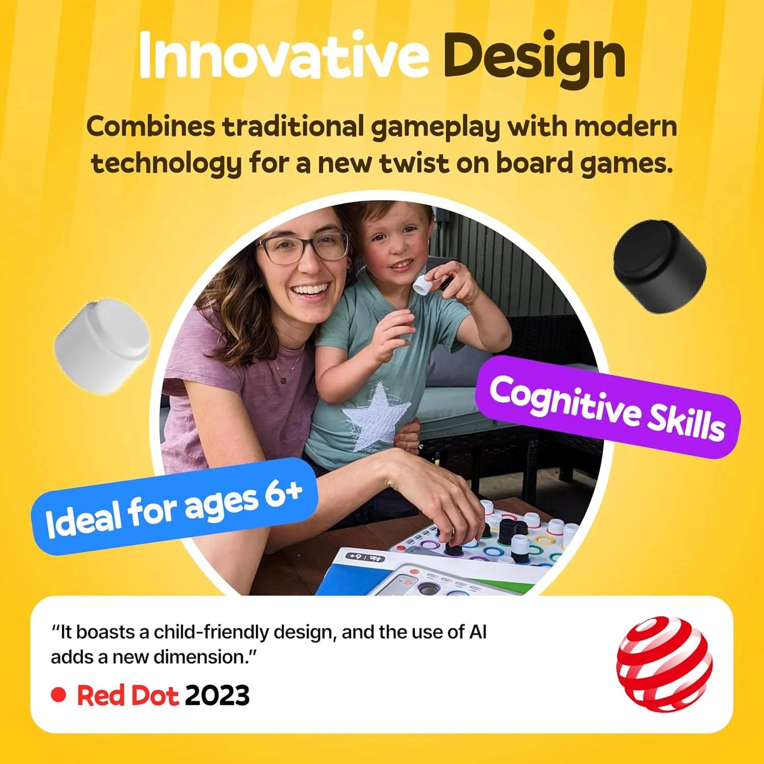 بازی فکری هوشمند چهار تایی GiiKER، بازی سه بعدی با هوش مصنوعی 4 در یک ردیف، بازی های مسافرتی برای سنین 4 تا 12 سال و بالاتر، بازی های تخته ای استراتژیک با داور یکپارچه برای 1-2 بازیکن، هدیه تولد برای شب بازی خانوادگی کودکان بازی فکری هوشمند چهار تایی GiiKER، بازی سه بعدی با هوش مصنوعی 4 در یک ردیف، بازی های مسافرتی برای سنین 4 تا 12 سال و بالاتر، بازی های تخته ای استراتژیک با داور یکپارچه برای 1-2 بازیکن، هدیه تولد برای شب بازی خانوادگی کودکان