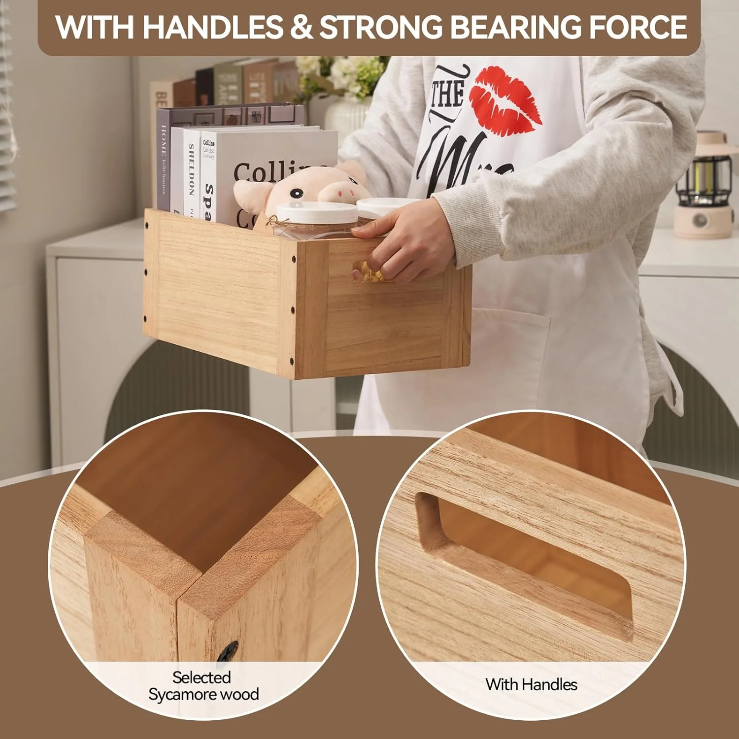 کیریگن مکعب/سبد/ظروف ذخیره سازی چوبی قابل انباشت برای کتاب، لباس و اسباب بازی - سیستم ذخیره سازی مکعبی باز مدولار - قفسه های کتابخانه اداری C15-NA کیریگن مکعب/سبد/ظروف ذخیره سازی چوبی قابل انباشت برای کتاب، لباس و اسباب بازی - سیستم ذخیره سازی مکعبی باز مدولار - قفسه های کتابخانه اداری C15-NA