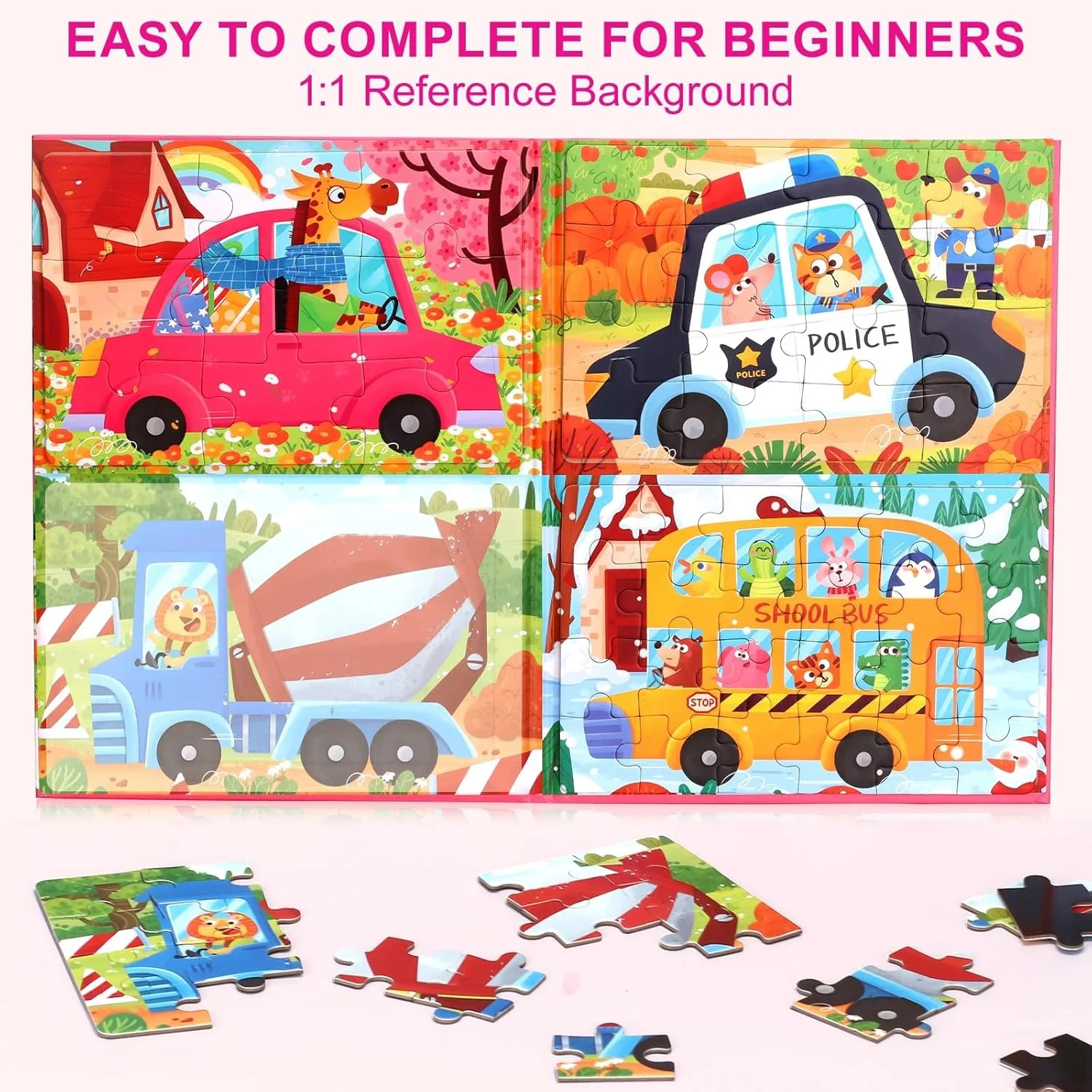 پازل های مغناطیسی 69 تکه ای برای کودکان نوپا، بازی های مسافرتی برای کودکان، پازل های آموزشی اره منبت کاری اره مویی برای پسران و دختران، فعالیت های مسافرتی قابل حمل برای کودکان نوپا پازل های مغناطیسی 69 تکه ای برای کودکان نوپا، بازی های مسافرتی برای کودکان، پازل های آموزشی اره منبت کاری اره مویی برای پسران و دختران، فعالیت های مسافرتی قابل حمل برای کودکان نوپا