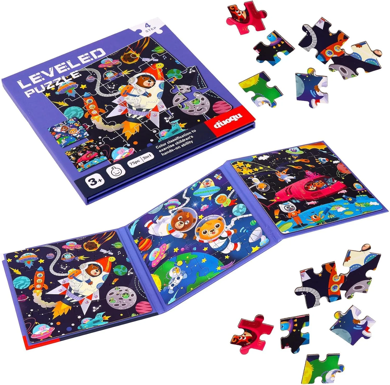 پازل های مغناطیسی برای کودکان 4 تا 8 سال، کتاب پازل اره منبت کاری مغناطیسی برای کودکان نوپا 2 تا 5 سال، اسباب بازی فعالیت های تخته پازل مسافرتی مغناطیسی بیرونی برای بازی های پیش دبستانی مهمانی کودکان نوپا پسران و دختران (فضاهای بیرونی) پازل های مغناطیسی برای کودکان 4 تا 8 سال، کتاب پازل اره منبت کاری مغناطیسی برای کودکان نوپا 2 تا 5 سال، اسباب بازی فعالیت های تخته پازل مسافرتی مغناطیسی بیرونی برای بازی های پیش دبستانی مهمانی کودکان نوپا پسران و دختران (فضاهای بیرونی)