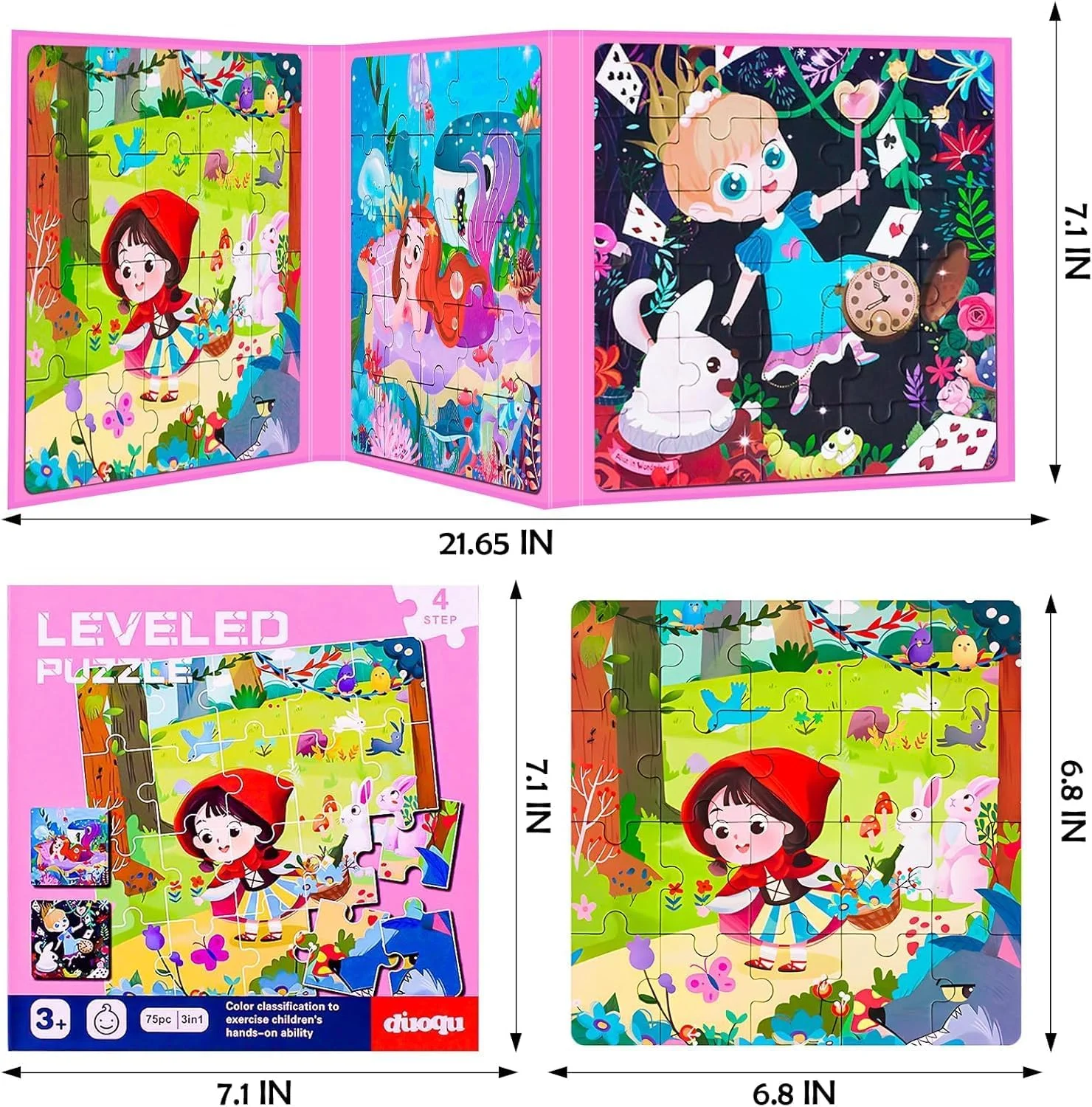 پازل های مغناطیسی برای کودکان 3-6 سال، 3 در 1 بازی پازل مسافرتی برای کودکان 3-5 سال، اسباب بازی فعالیت پازل اره منبت کاری اره مویی مغناطیسی برای پسران و دختران، هدیه اسباب بازی مغناطیسی یادگیری پیش دبستانی برای سفر جاده ای (پری دریایی) پازل های مغناطیسی برای کودکان 3-6 سال، 3 در 1 بازی پازل مسافرتی برای کودکان 3-5 سال، اسباب بازی فعالیت پازل اره منبت کاری اره مویی مغناطیسی برای پسران و دختران، هدیه اسباب بازی مغناطیسی یادگیری پیش دبستانی برای سفر جاده ای (پری دریایی)