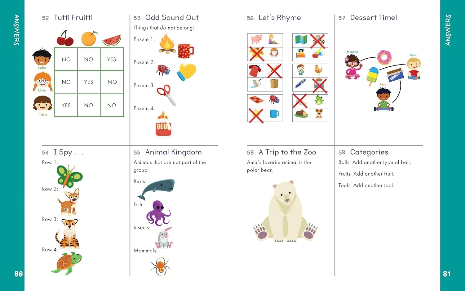 معماهای منطقی برای بچه های باهوش: بازی های فکری سرگرم کننده برای سنین 4 سال به بالا معماهای منطقی برای بچه های باهوش: بازی های فکری سرگرم کننده برای سنین 4 سال به بالا