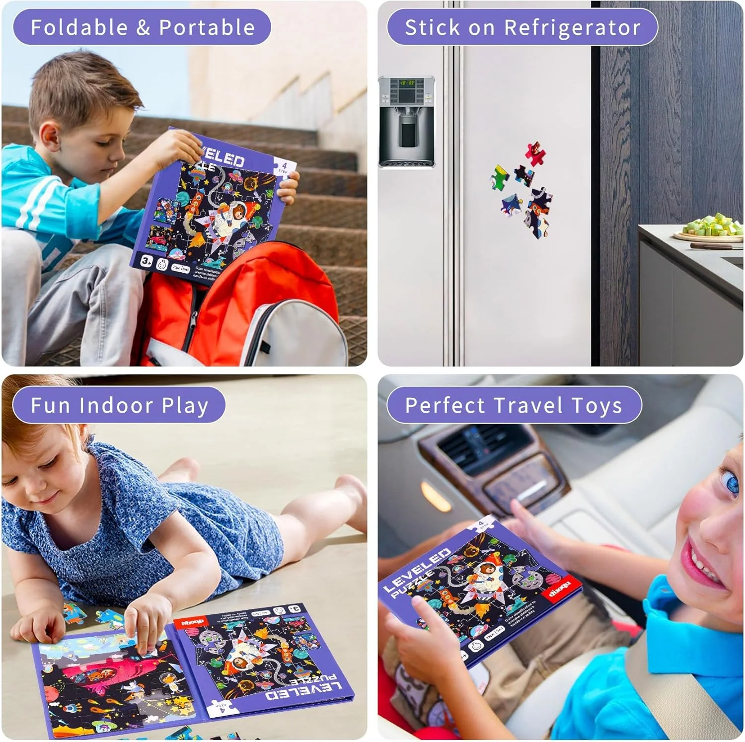 پازل های مغناطیسی برای کودکان 4 تا 8 سال، کتاب پازل اره منبت کاری مغناطیسی برای کودکان نوپا 2 تا 5 سال، اسباب بازی فعالیت های تخته پازل مسافرتی مغناطیسی بیرونی برای بازی های پیش دبستانی مهمانی کودکان نوپا پسران و دختران (فضاهای بیرونی) پازل های مغناطیسی برای کودکان 4 تا 8 سال، کتاب پازل اره منبت کاری مغناطیسی برای کودکان نوپا 2 تا 5 سال، اسباب بازی فعالیت های تخته پازل مسافرتی مغناطیسی بیرونی برای بازی های پیش دبستانی مهمانی کودکان نوپا پسران و دختران (فضاهای بیرونی)