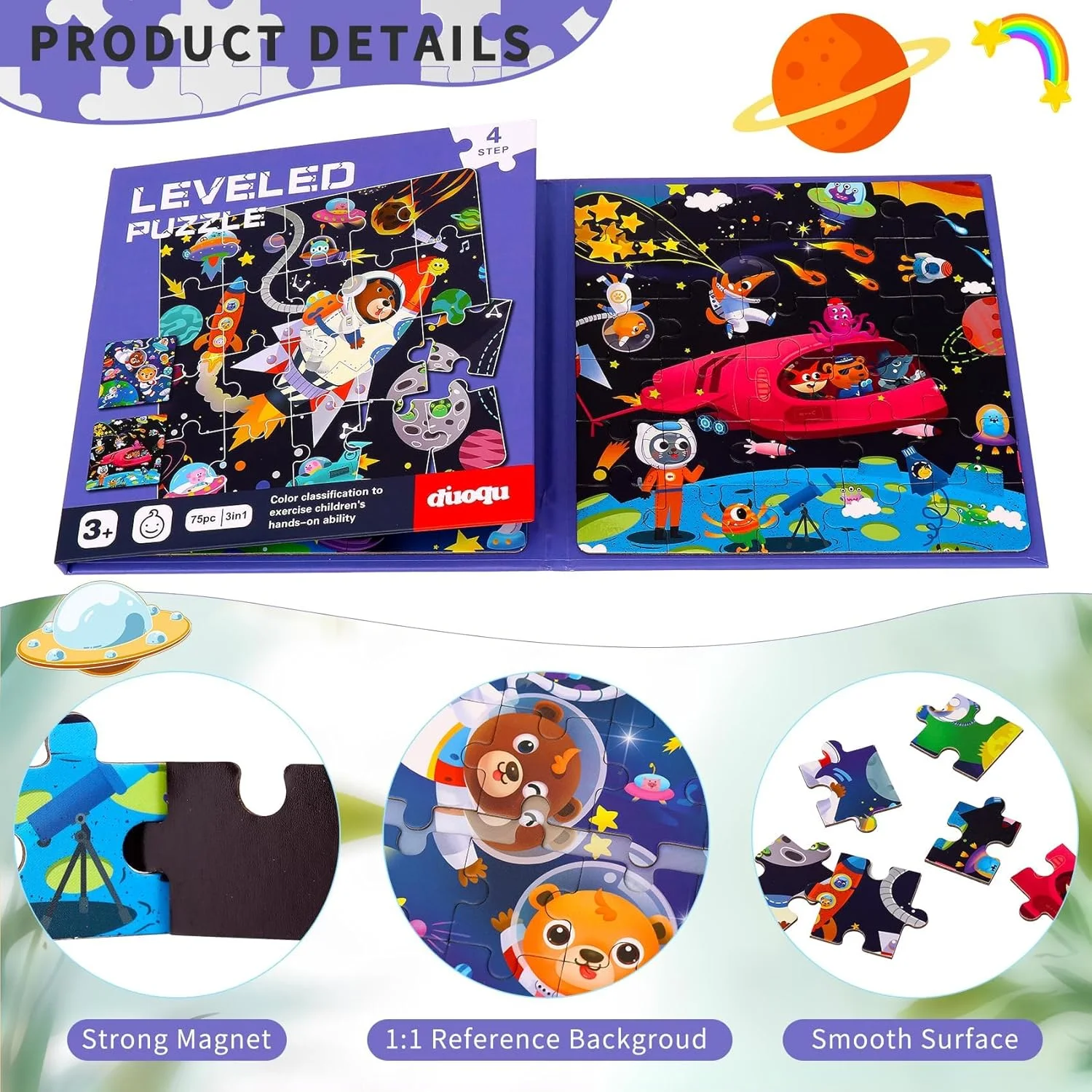 پازل های مغناطیسی برای کودکان 4 تا 8 سال، کتاب پازل اره منبت کاری مغناطیسی برای کودکان نوپا 2 تا 5 سال، اسباب بازی فعالیت های تخته پازل مسافرتی مغناطیسی بیرونی برای بازی های پیش دبستانی مهمانی کودکان نوپا پسران و دختران (فضاهای بیرونی) پازل های مغناطیسی برای کودکان 4 تا 8 سال، کتاب پازل اره منبت کاری مغناطیسی برای کودکان نوپا 2 تا 5 سال، اسباب بازی فعالیت های تخته پازل مسافرتی مغناطیسی بیرونی برای بازی های پیش دبستانی مهمانی کودکان نوپا پسران و دختران (فضاهای بیرونی)