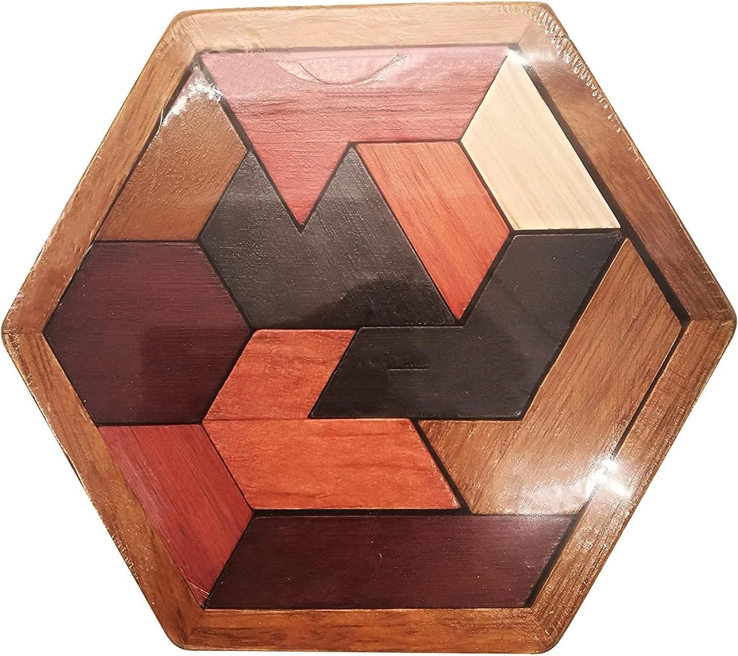 پازل چوبی تانگرام شش ضلعی مونچی، پازل های فکری چوبی چالش برانگیز برای کودکان و بزرگسالان، بازی های پازلی خانوادگی، بازی فکری قابل حمل پازل چوبی تانگرام شش ضلعی مونچی، پازل های فکری چوبی چالش برانگیز برای کودکان و بزرگسالان، بازی های پازلی خانوادگی، بازی فکری قابل حمل