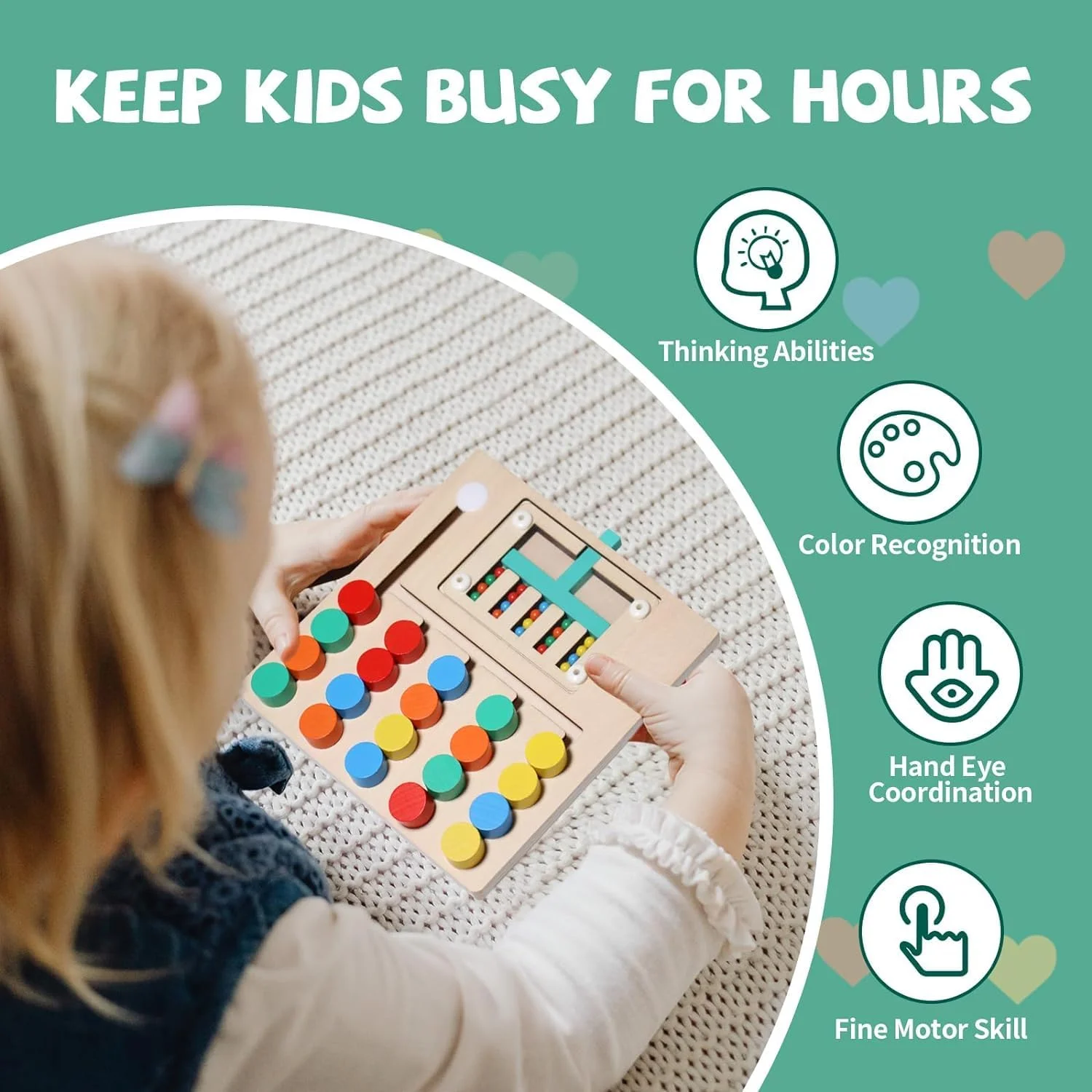 اسباب بازی های پازل تطبیق رنگ، بازی فکری مونته سوری برای کودکان 3، 4، 5، 6، 7 ساله، اسباب بازی های آموزشی، بازی های ضروری فعالیت های یادگیری پیش دبستانی برای مسافرت برای پسران و دختران، هدیه تولد اسباب بازی های پازل تطبیق رنگ، بازی فکری مونته سوری برای کودکان 3، 4، 5، 6، 7 ساله، اسباب بازی های آموزشی، بازی های ضروری فعالیت های یادگیری پیش دبستانی برای مسافرت برای پسران و دختران، هدیه تولد