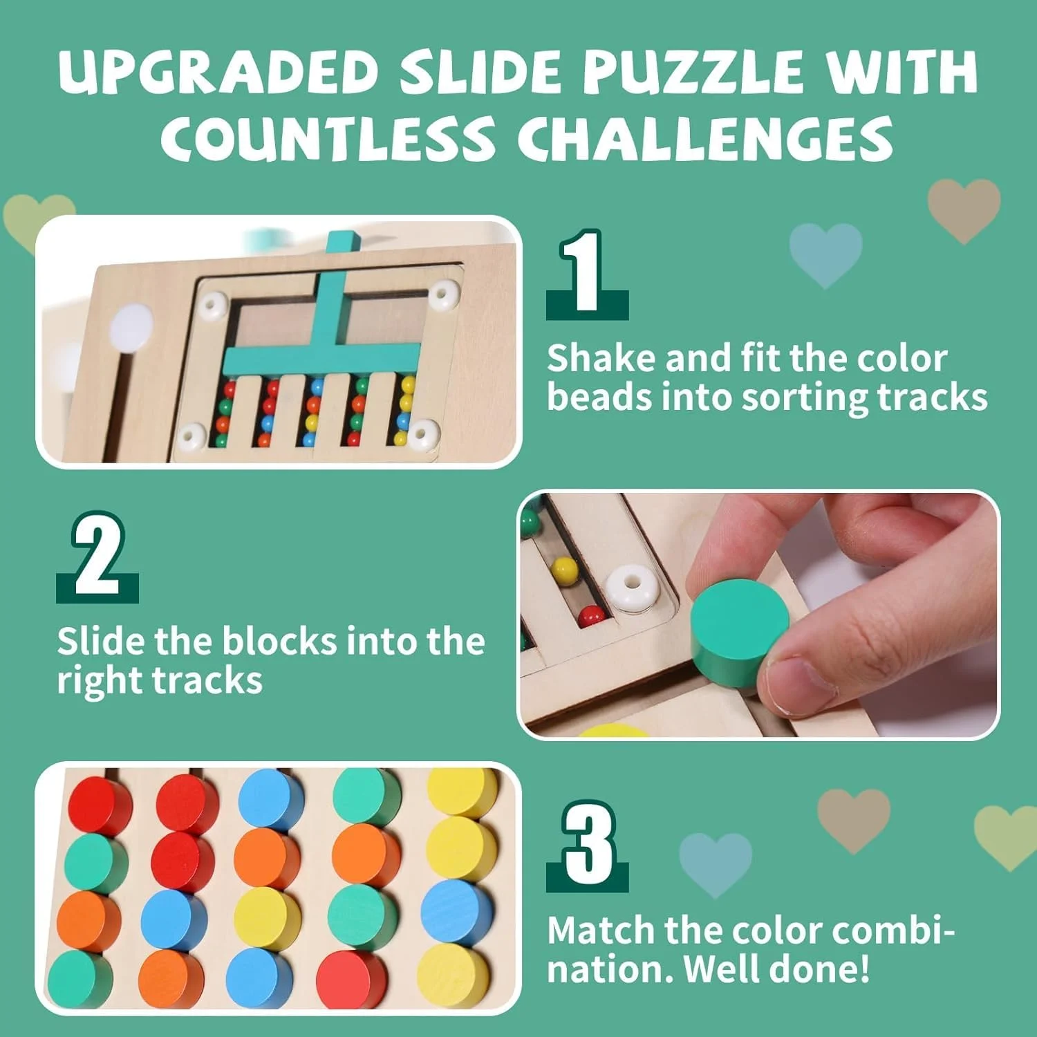 اسباب بازی های پازل تطبیق رنگ، بازی فکری مونته سوری برای کودکان 3، 4، 5، 6، 7 ساله، اسباب بازی های آموزشی، بازی های ضروری فعالیت های یادگیری پیش دبستانی برای مسافرت برای پسران و دختران، هدیه تولد اسباب بازی های پازل تطبیق رنگ، بازی فکری مونته سوری برای کودکان 3، 4، 5، 6، 7 ساله، اسباب بازی های آموزشی، بازی های ضروری فعالیت های یادگیری پیش دبستانی برای مسافرت برای پسران و دختران، هدیه تولد