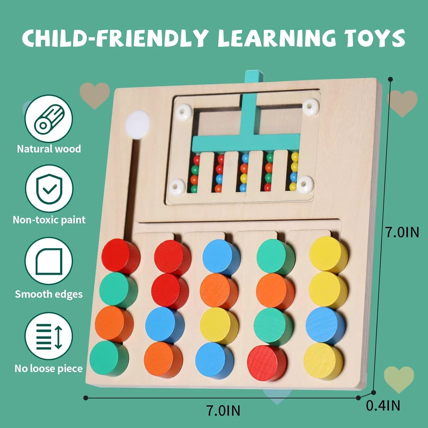 اسباب بازی های پازل تطبیق رنگ، بازی فکری مونته سوری برای کودکان 3، 4، 5، 6، 7 ساله، اسباب بازی های آموزشی، بازی های ضروری فعالیت های یادگیری پیش دبستانی برای مسافرت برای پسران و دختران، هدیه تولد اسباب بازی های پازل تطبیق رنگ، بازی فکری مونته سوری برای کودکان 3، 4، 5، 6، 7 ساله، اسباب بازی های آموزشی، بازی های ضروری فعالیت های یادگیری پیش دبستانی برای مسافرت برای پسران و دختران، هدیه تولد