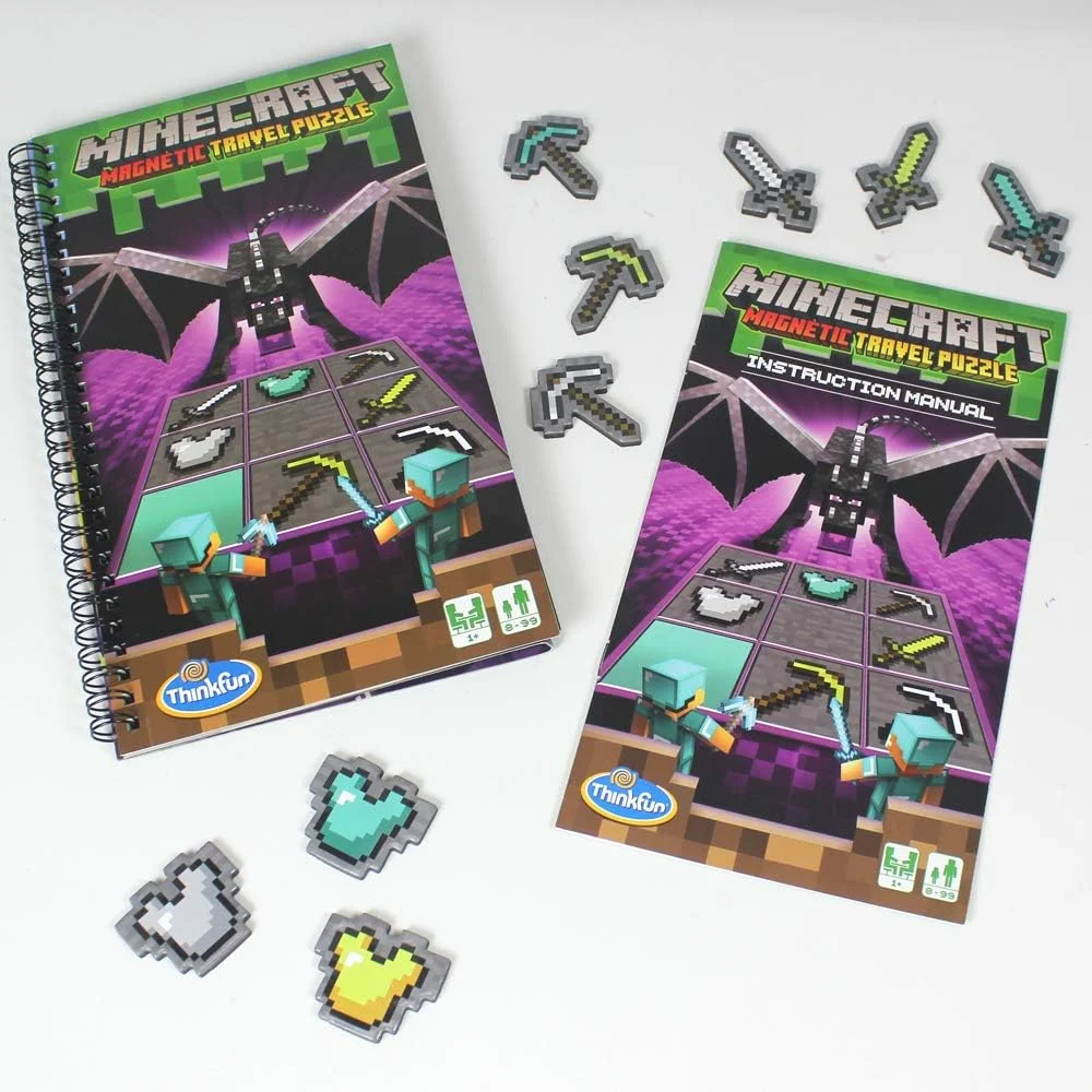 بازی فکری مغناطیسی ماینکرافت Think Fun، بازی منطقی و اسباب بازی STEM برای کودکان 8 سال به بالا