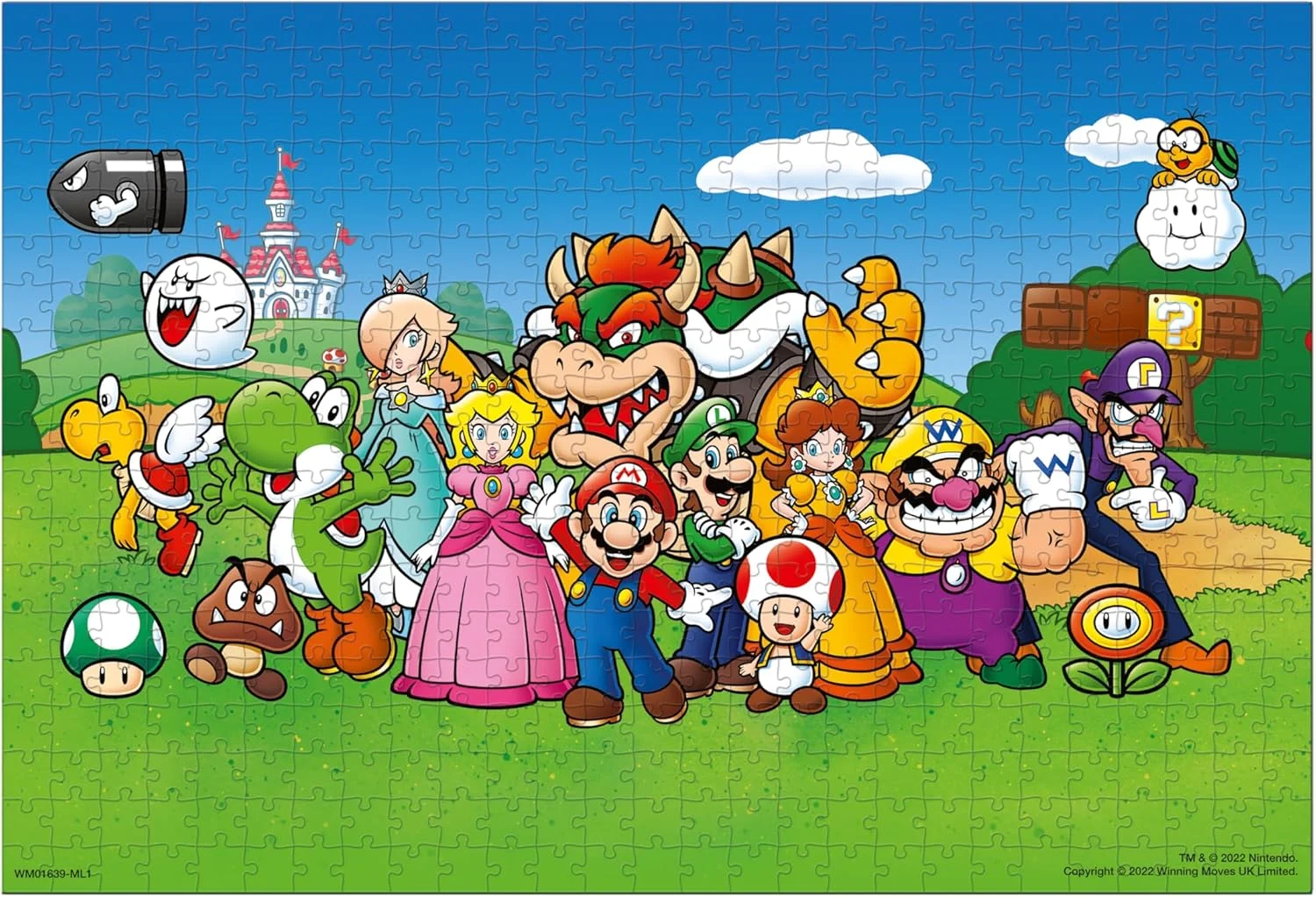 پازل 500 تکه سوپر ماریو و دوستان برند Winning Moves، ماریو، لوئیجی، یوشی، Bowser و Toad را کنار هم بچینید، هدیه و اسباب بازی برای سنین 10 سال به بالا پازل 500 تکه سوپر ماریو و دوستان برند Winning Moves، ماریو، لوئیجی، یوشی، Bowser و Toad را کنار هم بچینید، هدیه و اسباب بازی برای سنین 10 سال به بالا