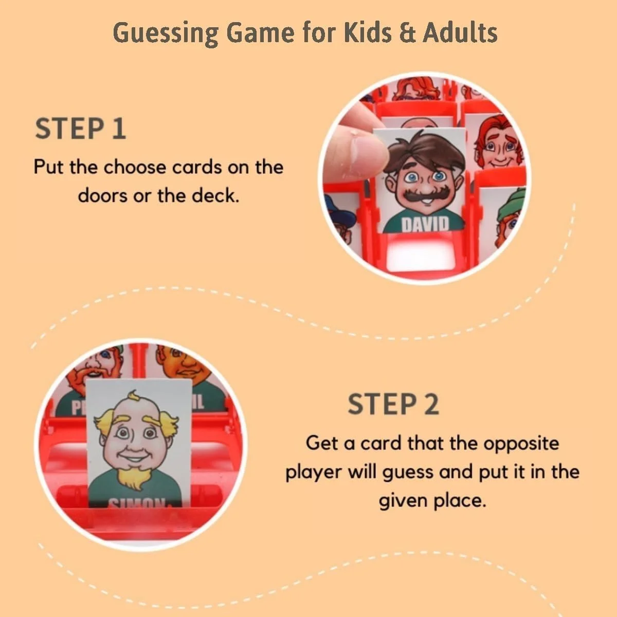 کیست؟ - بازی تخته ای حدس زدن کلاسیک خانوادگی برای کودکان و بزرگسالان، بازی پازل سرگرم کننده برای مسافرت، مهمانی ها و شب بازی کیست؟ - بازی تخته ای حدس زدن کلاسیک خانوادگی برای کودکان و بزرگسالان، بازی پازل سرگرم کننده برای مسافرت، مهمانی ها و شب بازی