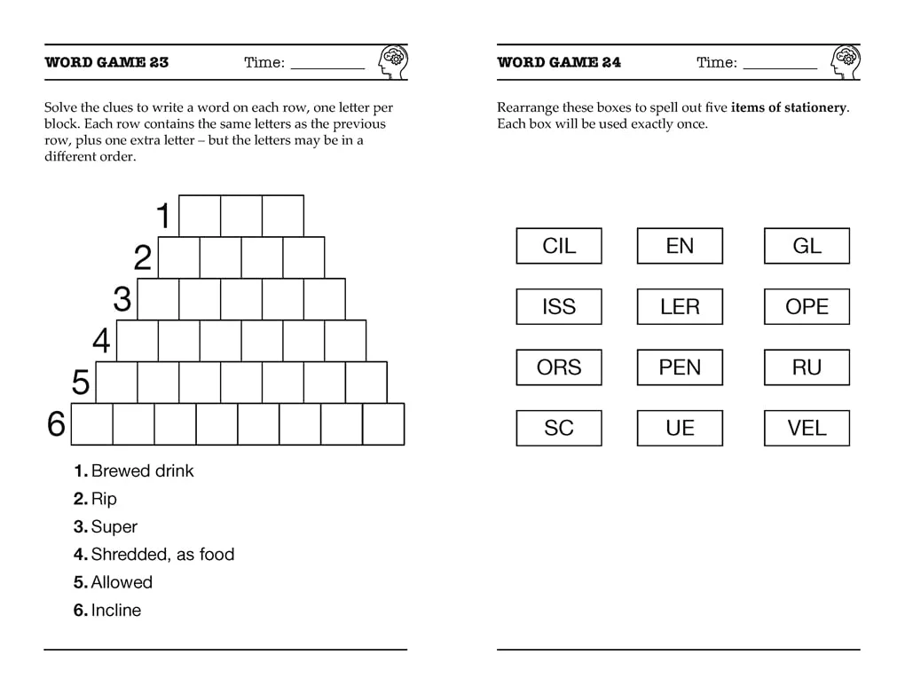 بازی های کلمه ای برای بزرگسالان: پازل های هوشمند برای به چالش کشیدن مهارت های زبانی شما - برای طرفداران Wordle بازی های کلمه ای برای بزرگسالان: پازل های هوشمند برای به چالش کشیدن مهارت های زبانی شما - برای طرفداران Wordle