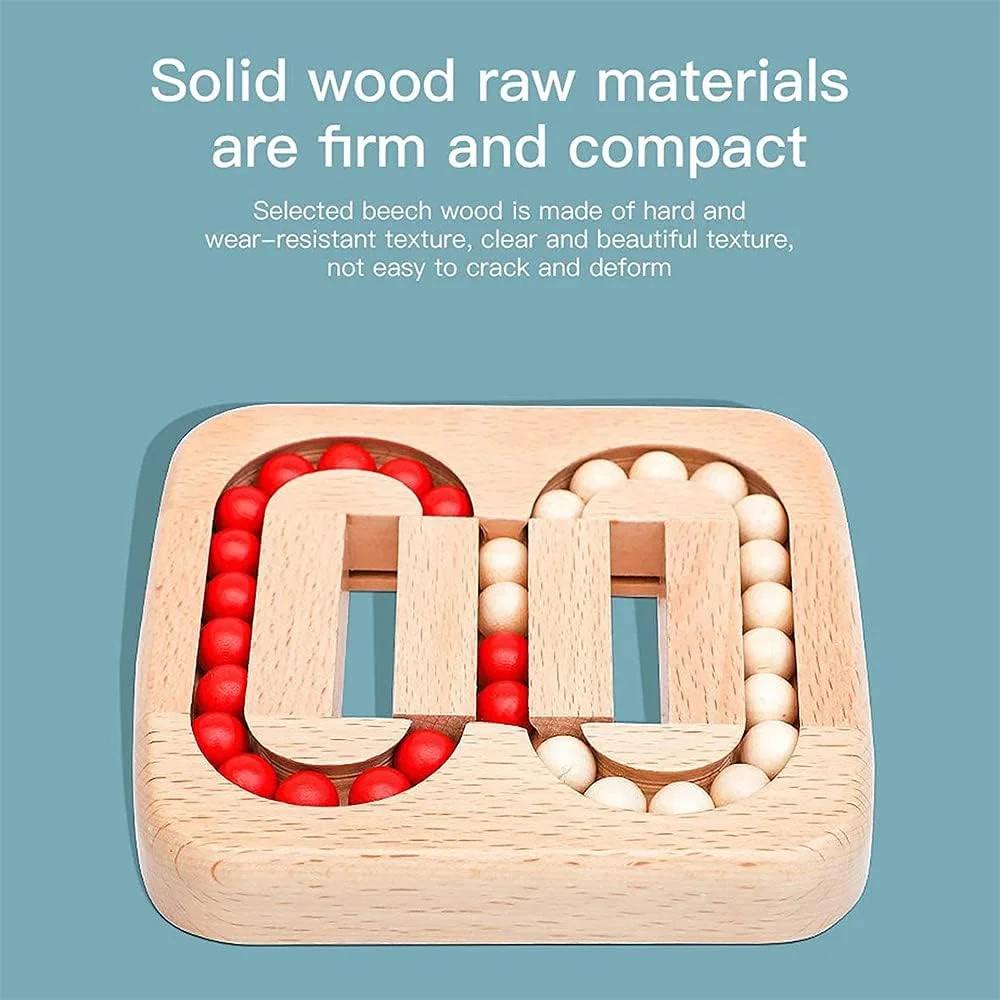 پازل قفل هزارتوی توپ چوبی UBANT، اسباب بازی فکری پازل IQ / اسباب بازی بازی قفل Kongming چوبی برای بزرگسالان و کودکان پازل قفل هزارتوی توپ چوبی UBANT، اسباب بازی فکری پازل IQ / اسباب بازی بازی قفل Kongming چوبی برای بزرگسالان و کودکان