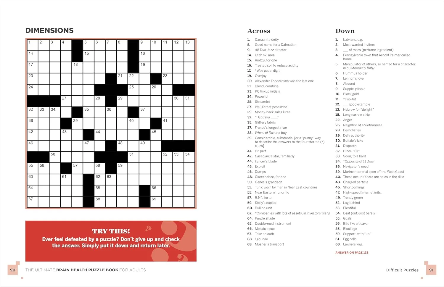 کتاب پازل نهایی سلامت مغز برای بزرگسالان: جدول کلمات متقاطع، سودوکو، کریپتوگرام، جستجوی کلمات و موارد دیگر! کتاب پازل نهایی سلامت مغز برای بزرگسالان: جدول کلمات متقاطع، سودوکو، کریپتوگرام، جستجوی کلمات و موارد دیگر!