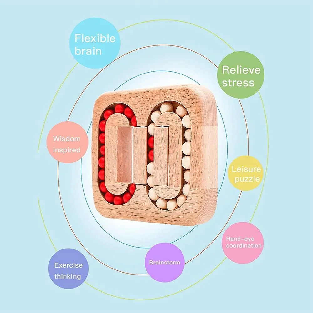 پازل قفل هزارتوی توپ چوبی UBANT، اسباب بازی فکری پازل IQ / اسباب بازی بازی قفل Kongming چوبی برای بزرگسالان و کودکان پازل قفل هزارتوی توپ چوبی UBANT، اسباب بازی فکری پازل IQ / اسباب بازی بازی قفل Kongming چوبی برای بزرگسالان و کودکان