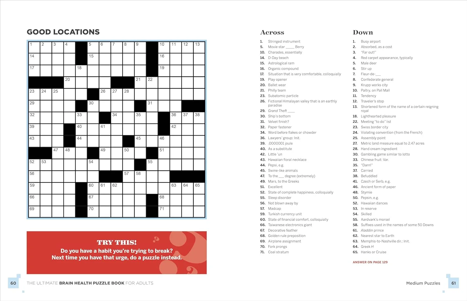 کتاب پازل نهایی سلامت مغز برای بزرگسالان: جدول کلمات متقاطع، سودوکو، کریپتوگرام، جستجوی کلمات و موارد دیگر! کتاب پازل نهایی سلامت مغز برای بزرگسالان: جدول کلمات متقاطع، سودوکو، کریپتوگرام، جستجوی کلمات و موارد دیگر!