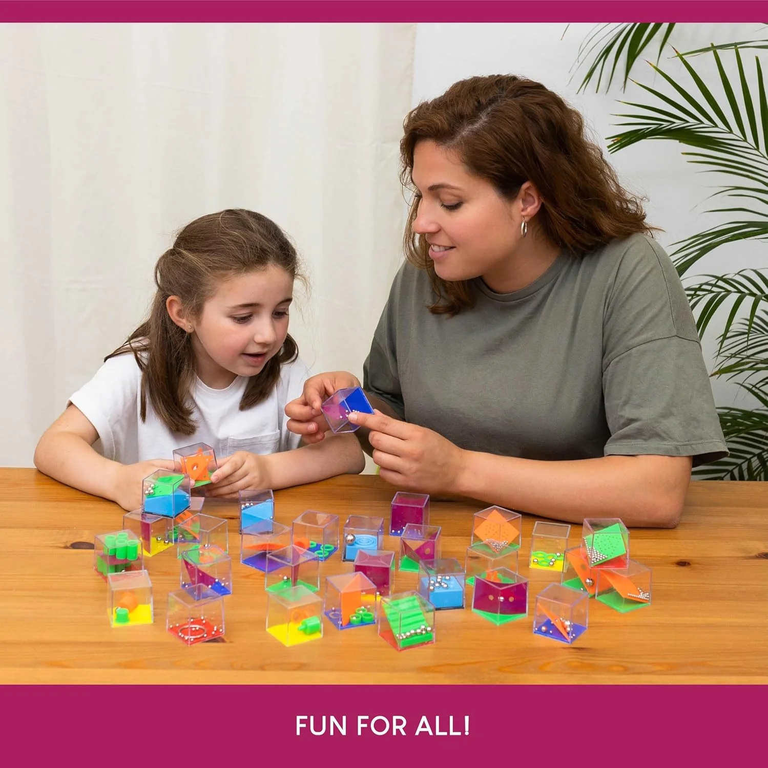 مجموعه 24 عددی پازل های فکری مکعبی TERRIFI برای کودکان، بازی های چالش برانگیز تعادل و هوش، مناسب برای مهمانی ها و بازی های کوچک کودکان مجموعه 24 عددی پازل های فکری مکعبی TERRIFI برای کودکان، بازی های چالش برانگیز تعادل و هوش، مناسب برای مهمانی ها و بازی های کوچک کودکان