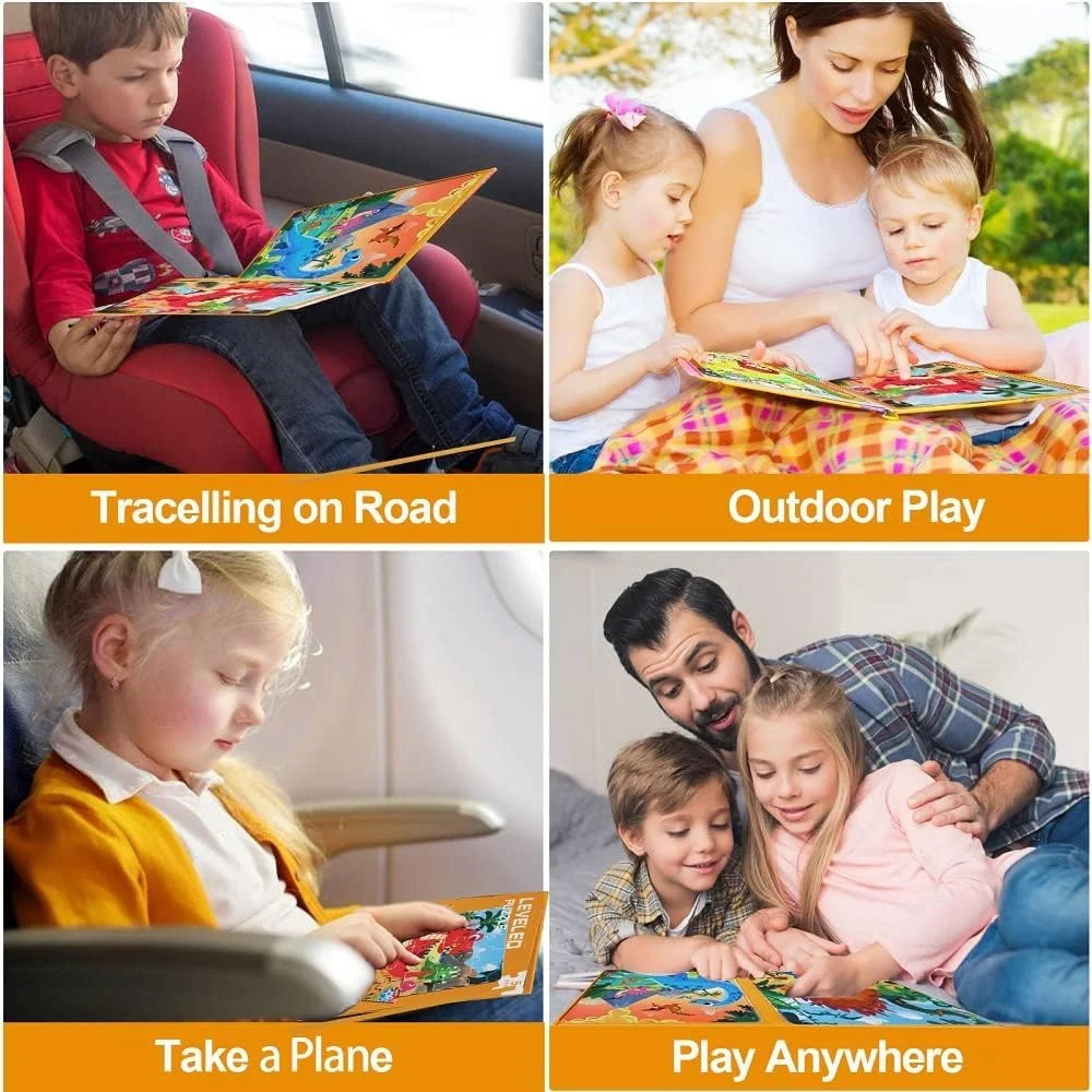 پازل های مغناطیسی TERRIFI برای کودکان 3 تا 7 سال، اسباب بازی های پازل مسافرتی مغناطیسی با تم دایناسور، 3 سبک اسباب بازی پازل چوبی دایناسور، بازی های مسافرتی و اسباب بازی های مسافرتی، برای پسران و دختران پازل های مغناطیسی TERRIFI برای کودکان 3 تا 7 سال، اسباب بازی های پازل مسافرتی مغناطیسی با تم دایناسور، 3 سبک اسباب بازی پازل چوبی دایناسور، بازی های مسافرتی و اسباب بازی های مسافرتی، برای پسران و دختران